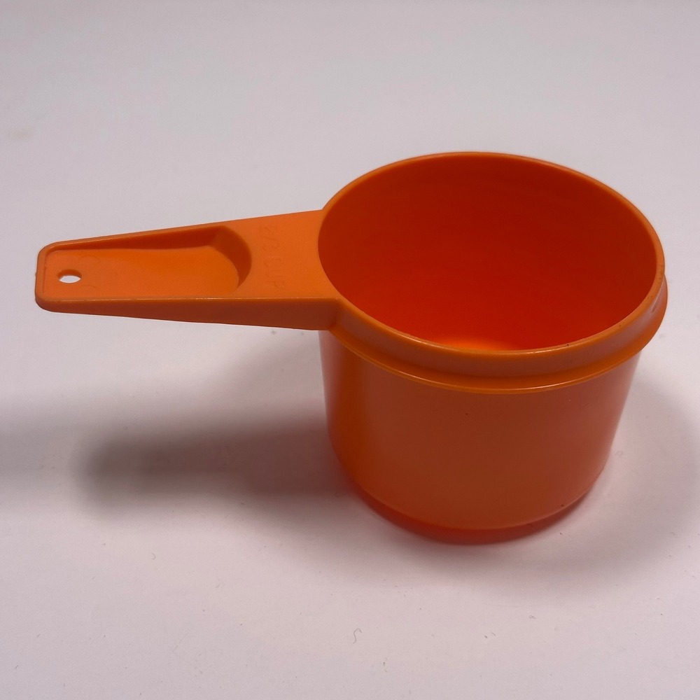 Orange 2/3 Cup Measuring Scoop Kitchen Baking Utensil‎ Plastic Tool